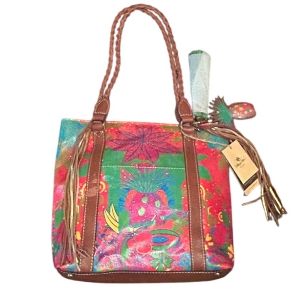Patricia Nash Rena‎ Tote Tropicana Summer Festival Bag Purse Bohemian Artistic
